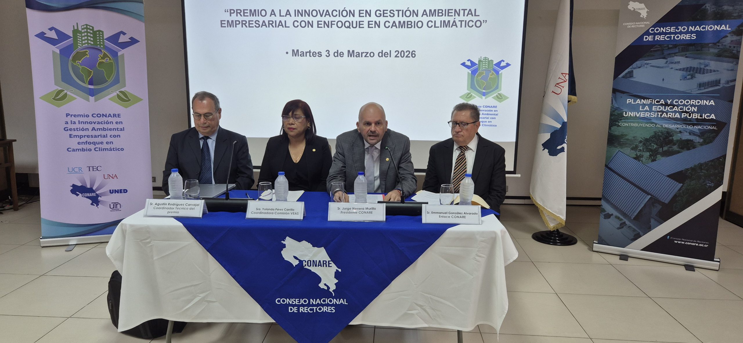 CONARE abre convocatoria del Premio a la Innovación en Gestión Ambiental Empresarial con enfoque en Cambio Climático 2026
